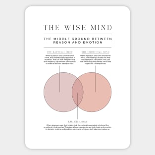 The Wise Mind Sticker